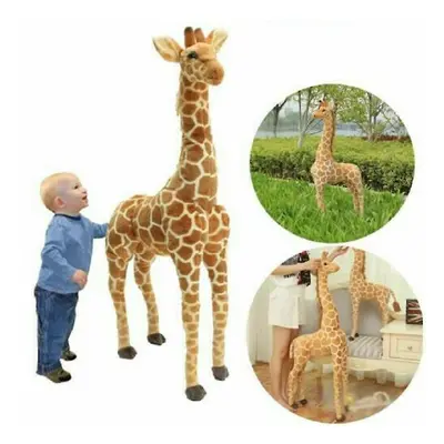 (100cm) Big Plush Giraffe Toy Giant Stuffed Animal Soft Doll Large Cute Gift For Kid