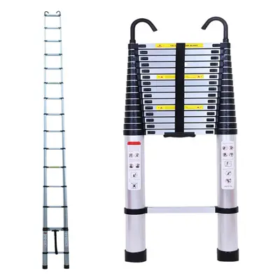 (6.2m with hooks ) Telescopic Ladder Aluminium Telescoping Ladders Collapsible Extendable Portab