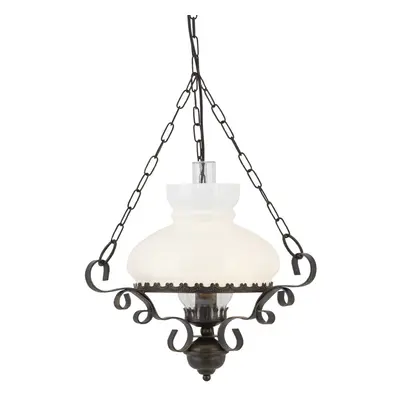 Rustic Oil Lantern Wrought Iron Italian Style