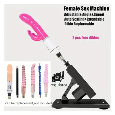 (black) Telescopic Sex Machine For Women And Men 6cm Stroke Masturbatio Sexual Toys Variable Spe