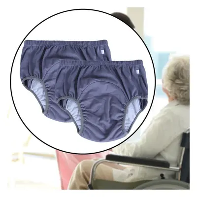 (as the picture, M) Pieces Adults Incontinence Underwear Reusable Pull On Cover Pant Underpant A