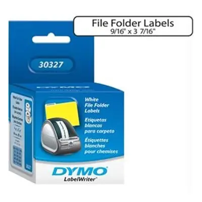 Dymo LABEL WHITE FILE FOLDER U