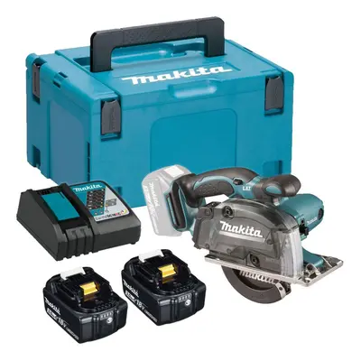 Makita DCS552RFJ 18V LXT 136mm Metal Cutting Circular Saw + Blade - x 3.0ah