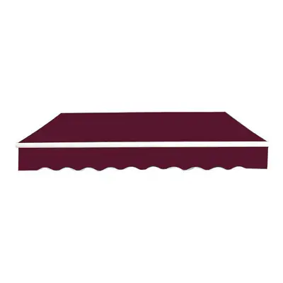 (Wine Red, 4x3M) Greenbay Garden Patio Awning Canopy Replacement Fabric