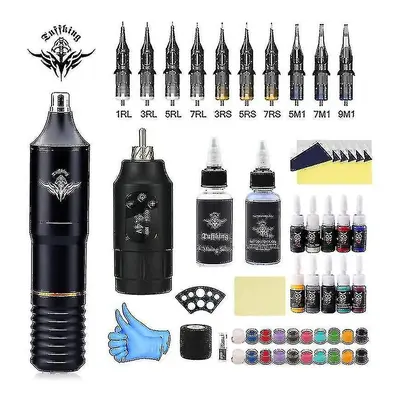 Timubike Tattoo Set Tattoo Machine Full Set Of Tools Tattoo Pen Set Tattoo Motor