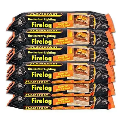 Flamefast Instant Light Smokeless Fire Logs - Case of Logs