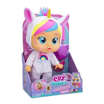 CRY BABIES Loving Care Fantasy Dreamy | Baby doll that cries Real tears with Pyjamas & Accessori