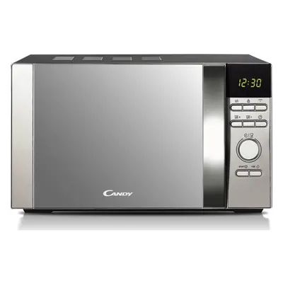 Candy CDW20DSS-DX 700W Microwave with LCD Display Solo 20L Silver