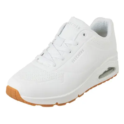 Skechers Women's Uno-Stand on Air Sneaker White/Gum Wide