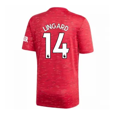 (M) Man Utd Adidas Home Football Shirt (LINGARD 14)