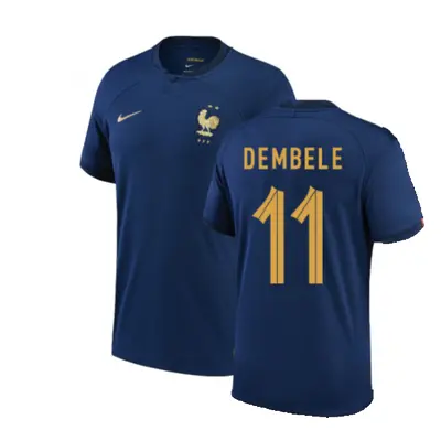 (XL) France Home Shirt (DEMBELE 11)