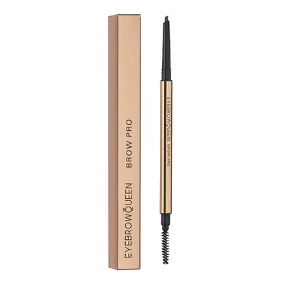 (Blonde) Eyebrowqueen Brow Pro Dual-Ended Eyebrow Pencil- Tiny Triangular, Self-Sharpening Tip A