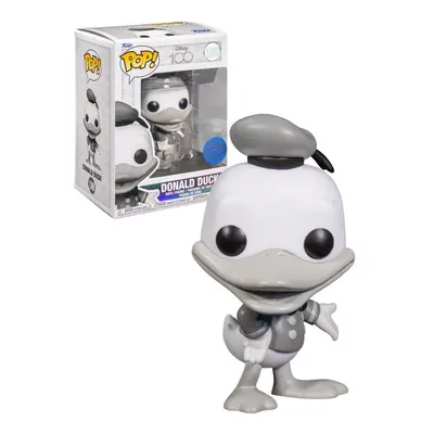 Disney Black and White Donald Duck Pop! Vinyl Collectible Figure - Limited Edition Exclusive