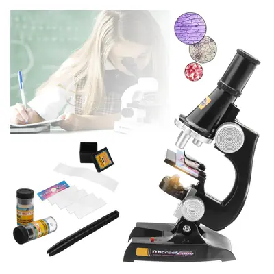 Children's Junior Microscope Science Lab Set with Light Educational Toy