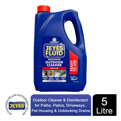 Jeyes Fluid Outdoor Cleaner & Disinfectant & Unblocker Litre