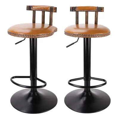 Modern Bar Stools Set Industrial Style Kitchen Stools for Breakfast