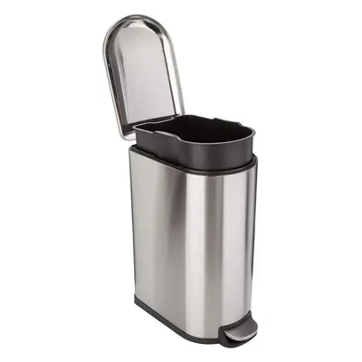 (40L) Rectangular waste container with stainless steel lever pedal