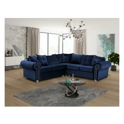 (Corner, Blue) Ashwin Corner and 3+2 Seater Sofa