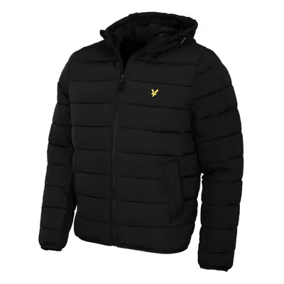 (M, Jet Black) Lyle & Scott Mens Lightweight Full Zip Casual Puffer Jacket