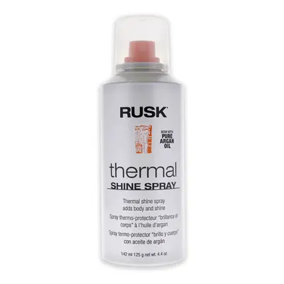 Thermal Shine Spray by Rusk for Unisex - 4.4 oz Hair Spray