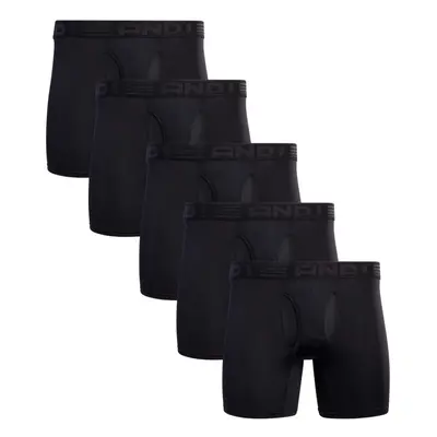 AND1 Men's Underwear - Pack Performance Compression Boxer Briefs wit