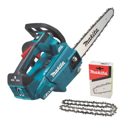 Makita DUC256Z Twin 18v 36v LXT Cordless Lithium Ion Chainsaw 250mm Bare + Chain