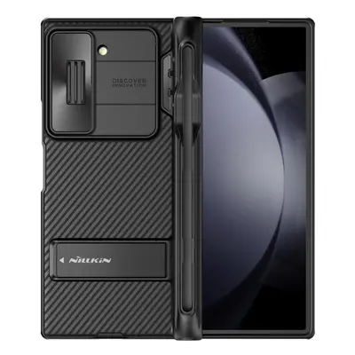 (Samsung Z Fold 5G, black) For Samsung Galaxy Z Fold 5g Case Nillkin Camshield Fold