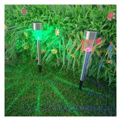 (colored light-20pcs) 20pcs Solar Garden Light Outdoor Waterproof Solar Powered Lamp Lighting Fo