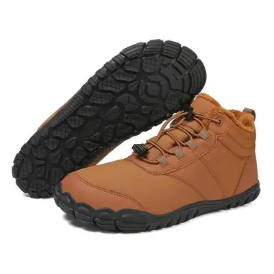 (bronze, 39) Winter Snow Boots Men Women Keep Warm Sports Cotton Shoes Outdoor Hiking Shoes Plus