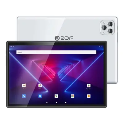 (White) BDF 10.1 Inch Tablets Octa Core 8GB RAM 256GB ROM Tablet PC 4G LTE Phone Dual Wi-fi Tabl