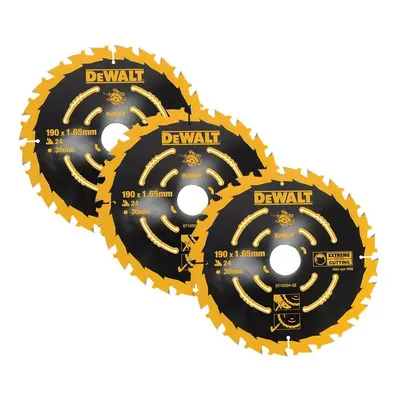 Dewalt DT10304 Set of Corded Circular Saw Blades x 30mm x Tooth Extreme