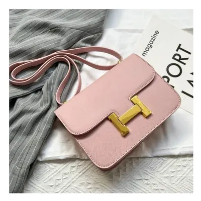 (Pink, 1) New trendy high-end shoulder crossbody bag, versatile and fashionable design high-valu