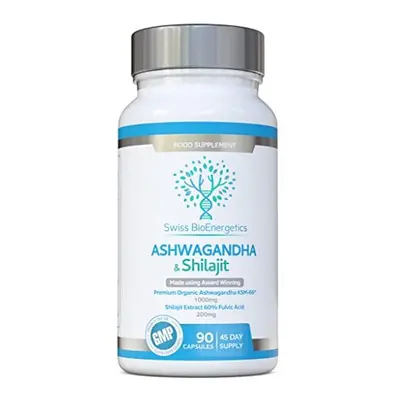 Ashwagandha Shilajit Award Winning Ashwagandha KSM66 1000mg Purified Shilajit Extract 200mg Fulv