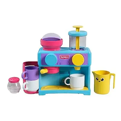 TOMY Toomies Bath Barista - Pretend Cafe Baby Bath Toys - Wall Mounted Bubble Bath Play Kitchen 