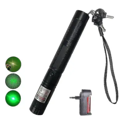 Powerful 10000m 532nm Green Laser Sight Laser Pointer Powerful Adjustable Focus Lazer With Laser