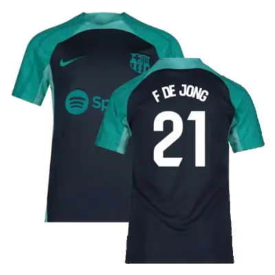 (XLB) Barcelona Training Shirt (Thunder) - Kids (F De Jong 21)