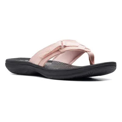 Clarks Women's Breeze Sea Flip-Flop Blush Synthetic/Black Sole