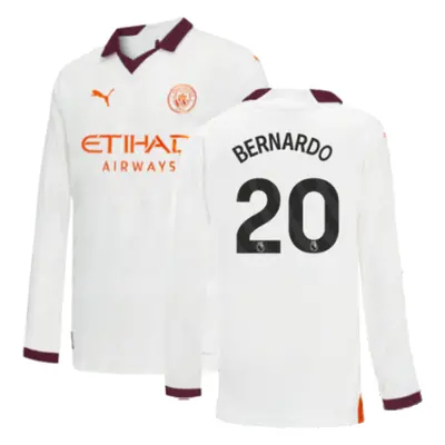 (SB) Man City Long Sleeve Away Shirt (Kids) (BERNARDO 20)