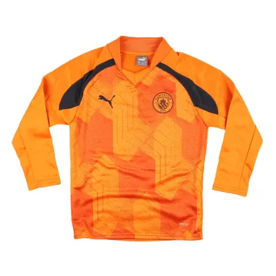 (MB) Man City Pre-Match LS Sweat Top (Orange) - Kids