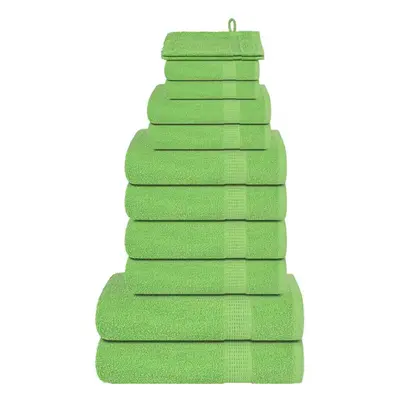 (apple green) vidaXL Towel Set Washroom Tea Towel Hand Towel Wash Towel gsm 100% Cotton