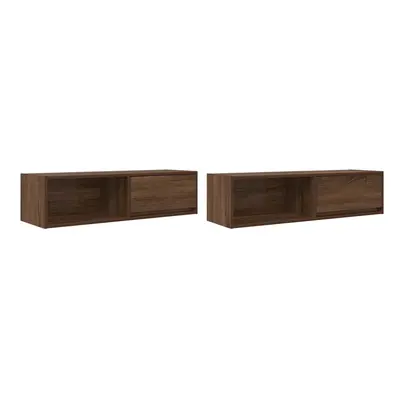 (brown oak, pcs/ cm) vidaXL TV Cabinet Sonoma Oak 80x31x25.5 cm Engineered Wood TV bench