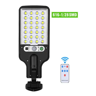 (616-1/28SMD) Light Mode LED Solar Street Light Outdoor Waterproof Motion Sensor Security Lighti