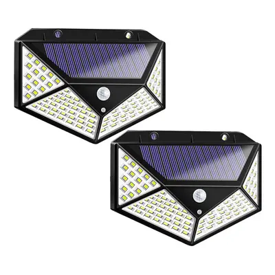 (2pcs) 2/3/4PCS 100LED Solar Light Wireless Motion Sensor Waterproof Security Outdoor Garden Wal