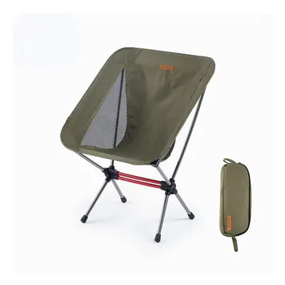 (Green) Camping Chair Ultralight Portable Folding Chair Travel Backpacking Relax Chair Picnic Be