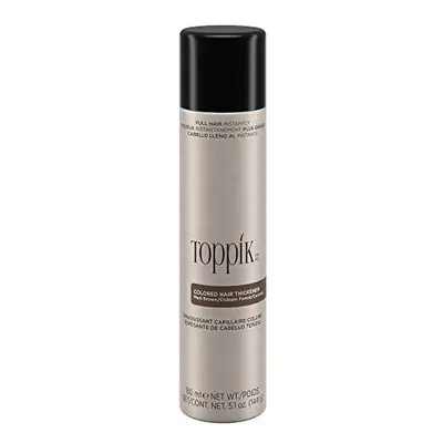 Coloured Hair Thickener Spray, Medium Brown Designed to Disguise Thinning Hair, for Naturally Th