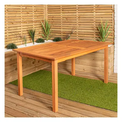 Grasmere Outdoor Person Rectangular Wooden Garden Patio Table