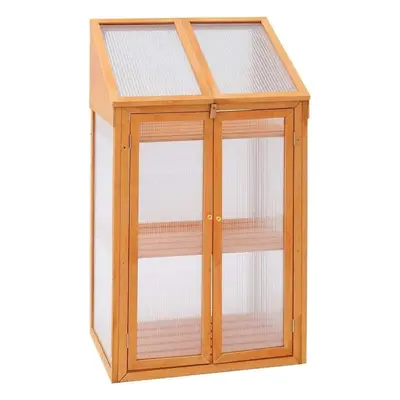 Wooden Greenhouse Cold Frame Garden Flower Vege Planting Growhouse