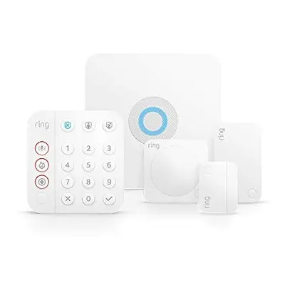 Ring Alarm Piece Kit (2nd Generation) by Amazon | Home alarm security system with optional Assis