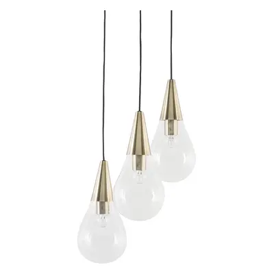 Pendant Lamp VESLE Glass Brass