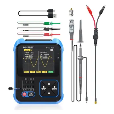 (black) Fnirsi Dso-tc3 Digital Oscilloscope Transistor Tester Function Signal Generator In Multi